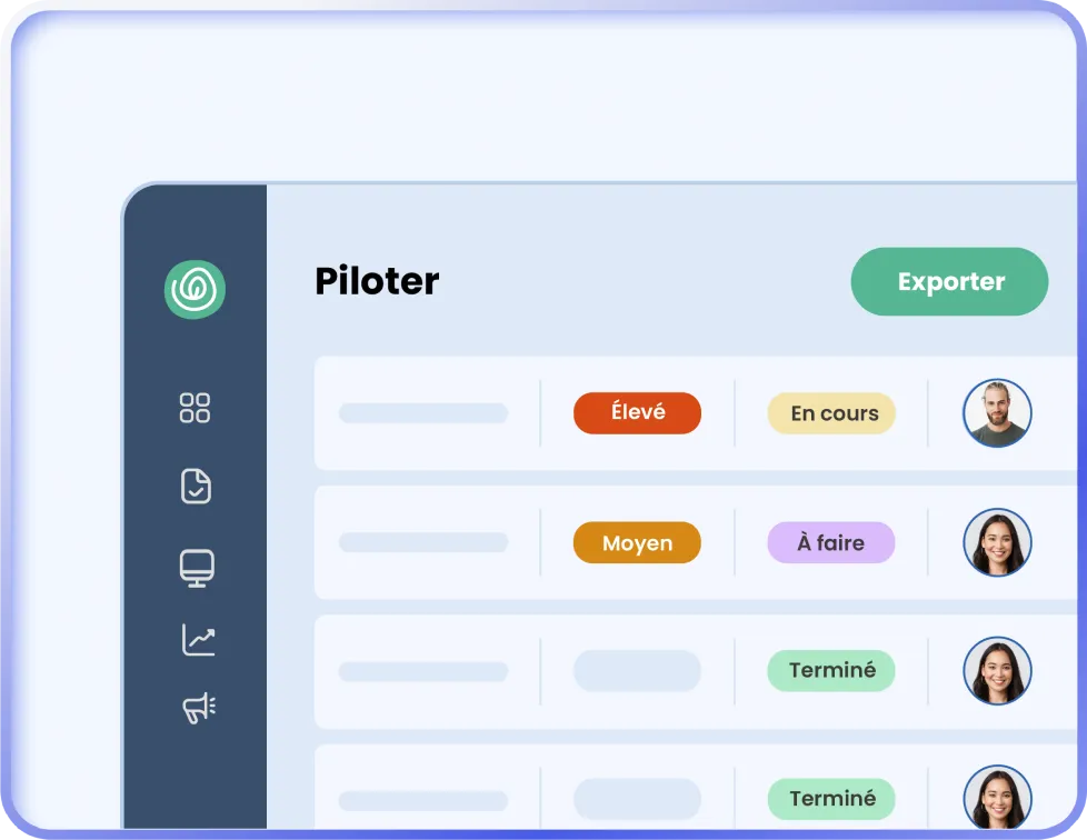 Tableau de bord : piloter